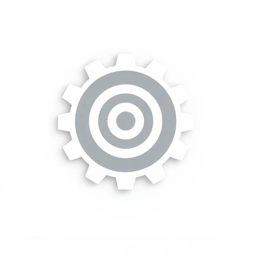 Icon of gears representing financial planning